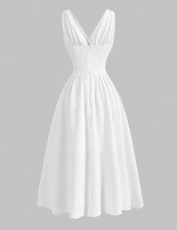Rochie medie SHEIN, alb