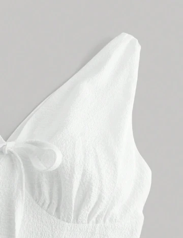 Rochie medie SHEIN, alb