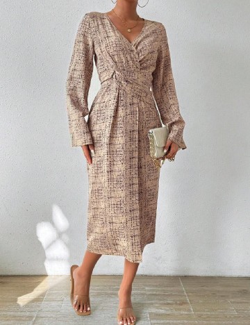 
						Rochie medie SHEIN, maro