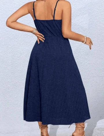 Rochie medie SHEIN CURVE, bleumarin