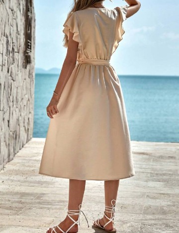 Rochie medie SHEIN, crem