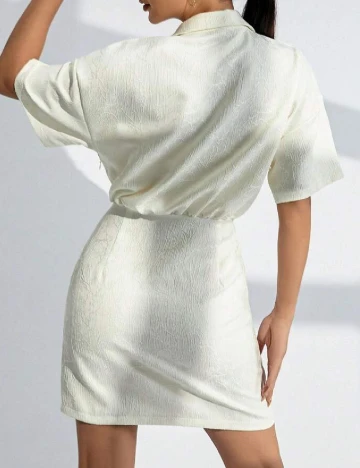 Rochie scurta SHEIN, alb