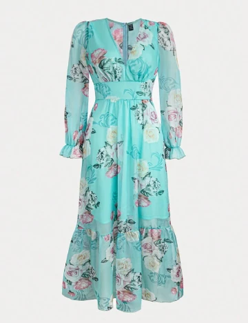 Rochie lunga SHEIN, albastru
