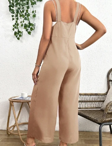 Salopeta SHEIN Maternity, crem