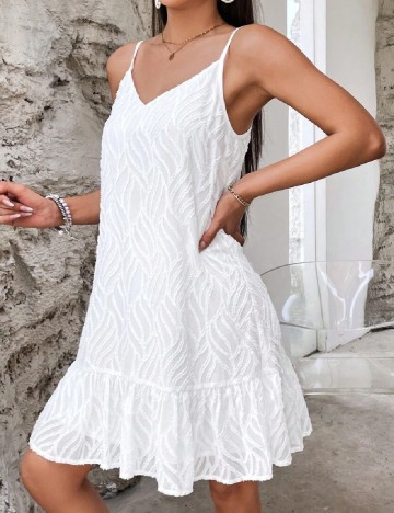 Rochie scurta SHEIN, alb
