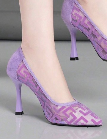 Pantofi SHEIN, mov