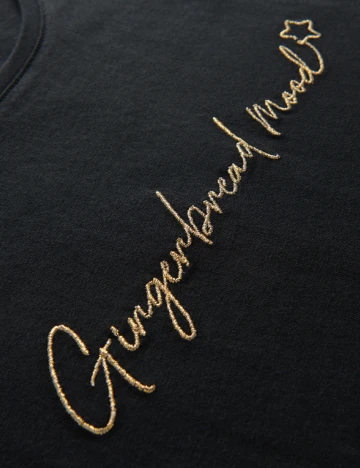 Tricou Reserved, negru