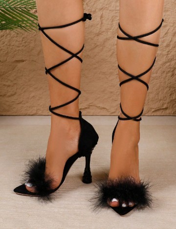 Sandale SHEIN, negru