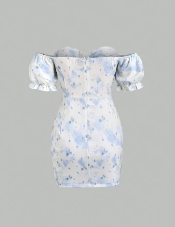 Rochie scurta SHEIN, alb