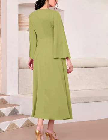 Rochie lunga SHEIN, verde Verde