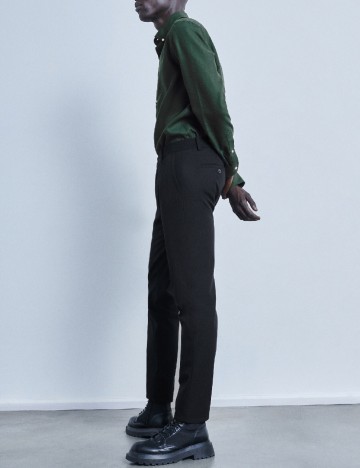Pantaloni Reserved, negru