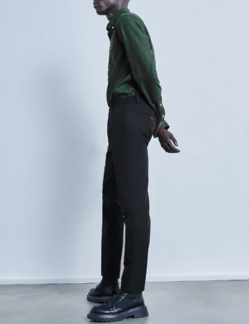 Pantaloni Reserved, negru