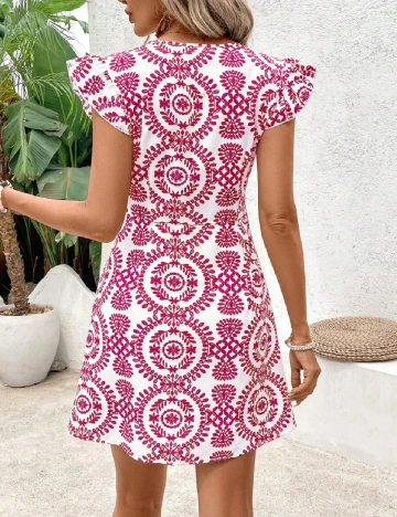 Rochie scurta SHEIN, roz Roz
