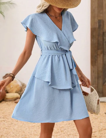Rochie scurta SHEIN, albastru