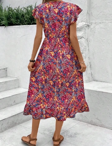 Rochie medie SHEIN, floral print