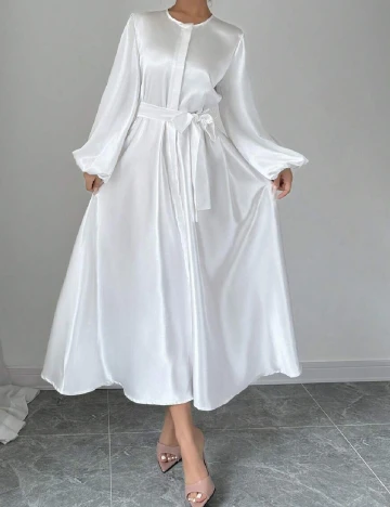 Rochie medie SHEIN, alb