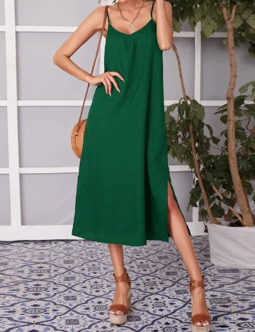 Rochie medie SHEIN, verde