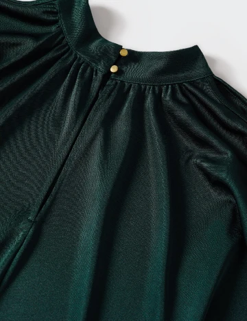 Rochie lunga Mango, verde inchis Verde