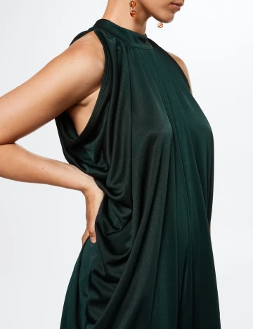 Rochie lunga Mango, verde inchis Verde