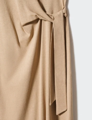 Rochie medie Mango, maro deschis