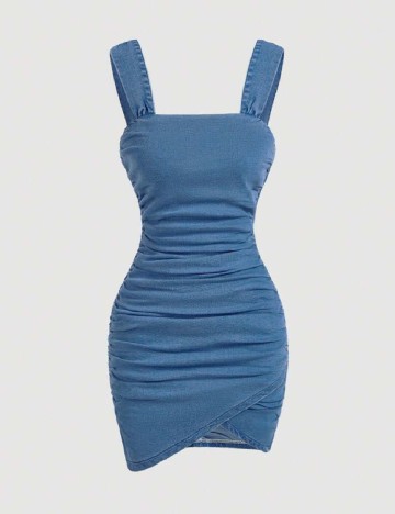 Rochie scurta SHEIN, albastru