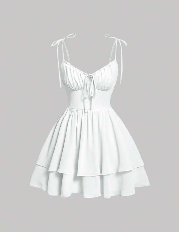 Rochie scurta SHEIN, alb