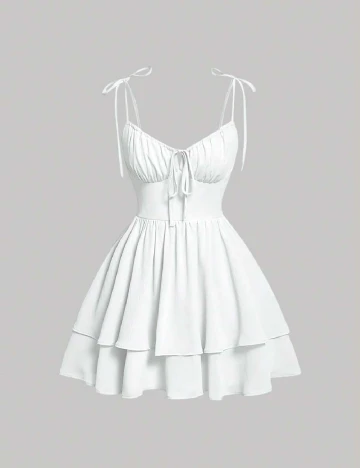 Rochie scurta SHEIN, alb