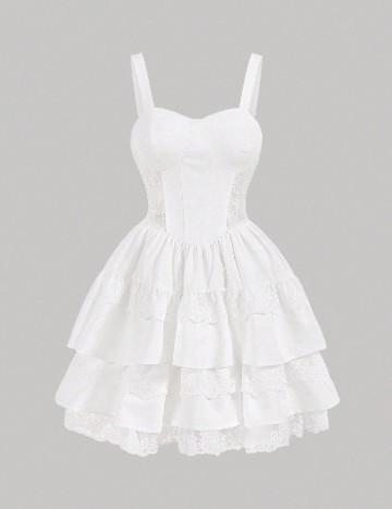 Rochie scurta SHEIN, alb