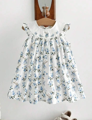 Rochie CozyCub, alb Alb