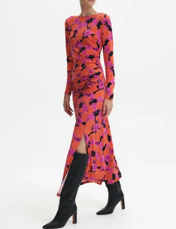 Rochie lunga Reserved, floral print Floral print
