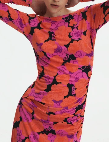 Rochie lunga Reserved, floral print Floral print