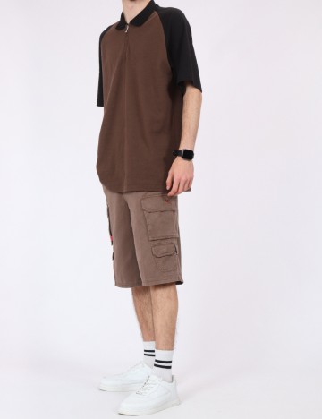 Pantaloni scurti Robe di Kappa, maro