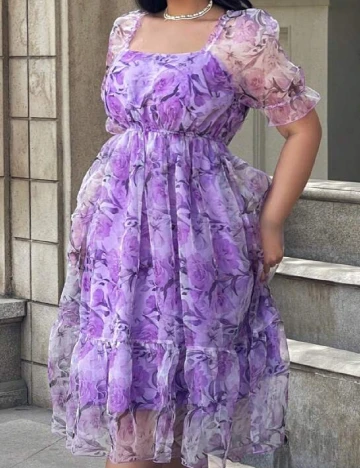 Rochie medie SHEIN CURVE, mov