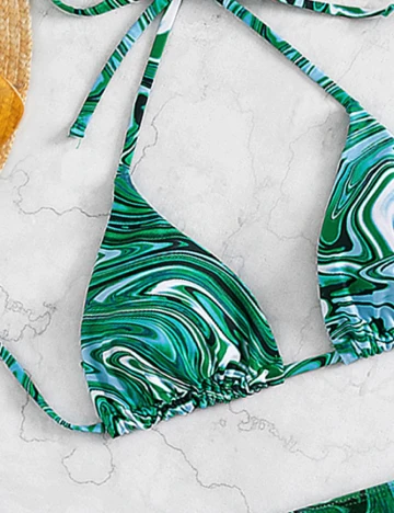 Costum de baie SHEIN, verde Verde
