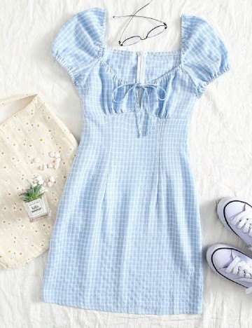 Rochie scurta SHEIN, albastru