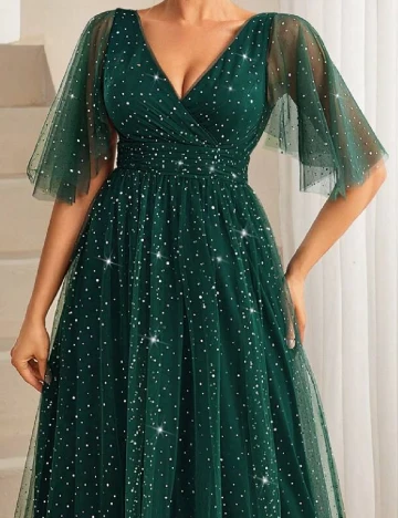 Rochie lunga SHEIN, verde Verde