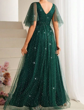 Rochie lunga SHEIN, verde Verde