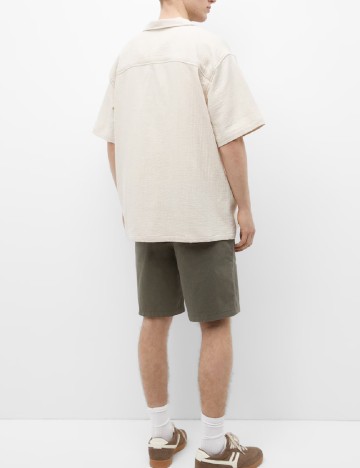 Pantaloni scurti Pull&Bear, kaki