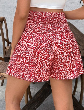 Pantaloni scurti SHEIN Maternity, rosu