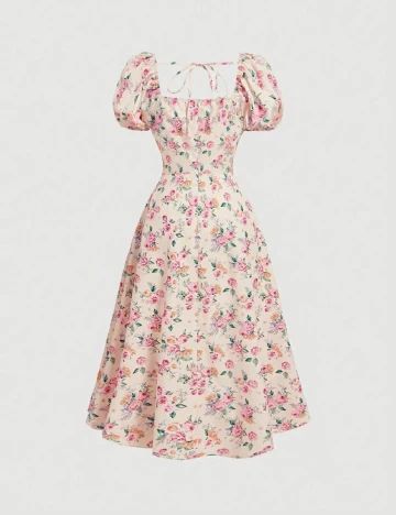 Rochie medie SHEIN CURVE, floral print
