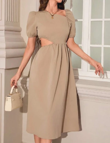 Rochie medie SHEIN, maro deschis Maro
