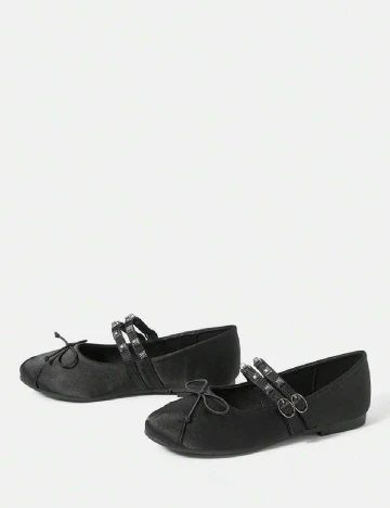Balerini SHEIN, negru Negru
