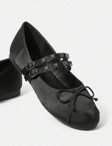 Balerini SHEIN, negru Negru