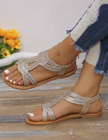 Sandale SHEIN, argintiu