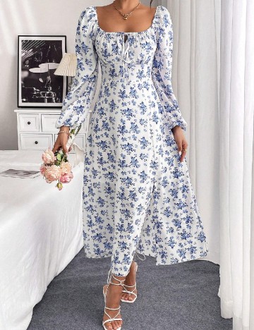 
						Rochie medie SHEIN, alb