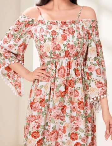 Rochie lunga SHEIN, floral print Floral print