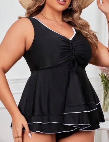 Costum de baie SHEIN CURVE, negru