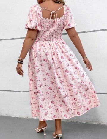 Rochie lunga SHEIN CURVE, roz