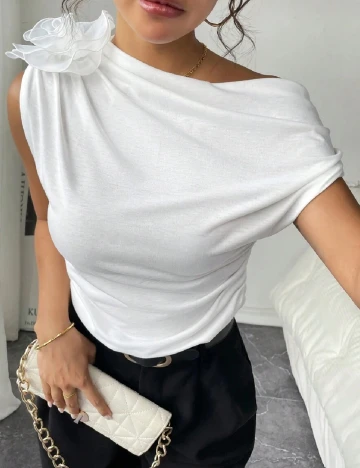 Bluza SHEIN, alb