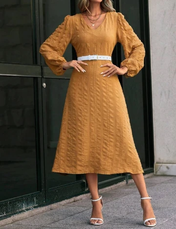 Rochie medie SHEIN, maro Maro